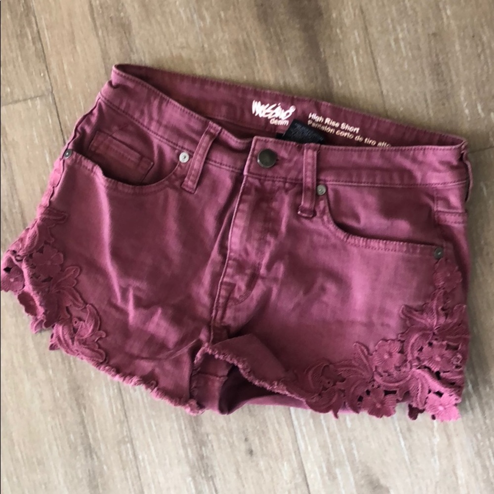 Lace shorts